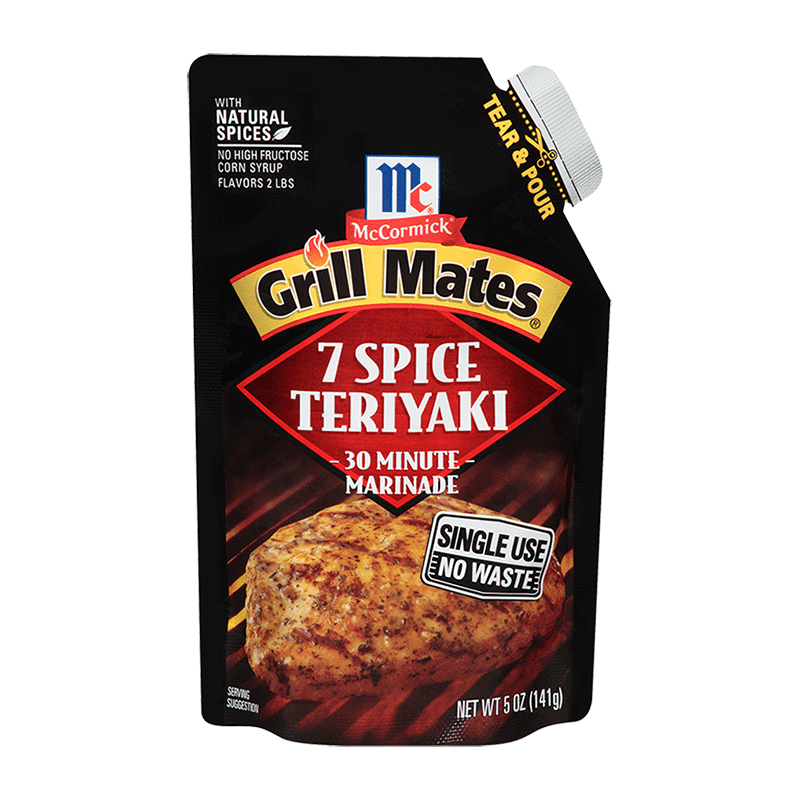 McCormick® Grill Mates® 7 Spice Teriyaki Single Use Marinade