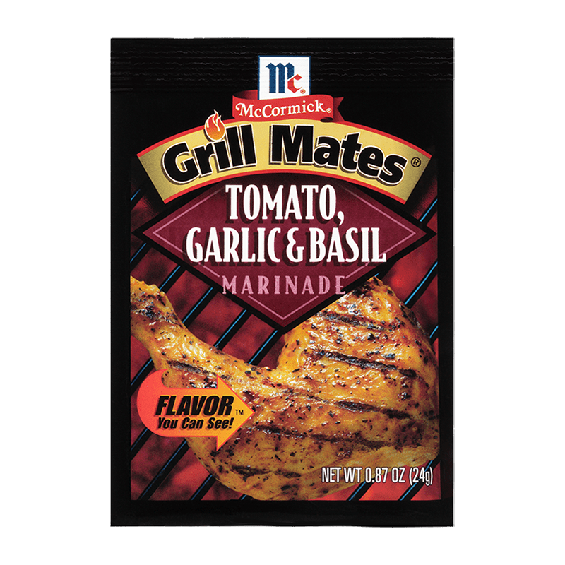 McCormick® Grill Mates® Tomato, Garlic & Basil Marinade