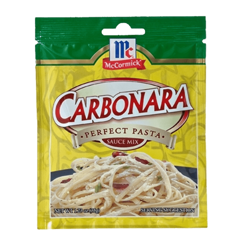 McCormick® Perfect Pasta Sauce Mix, Carbonara