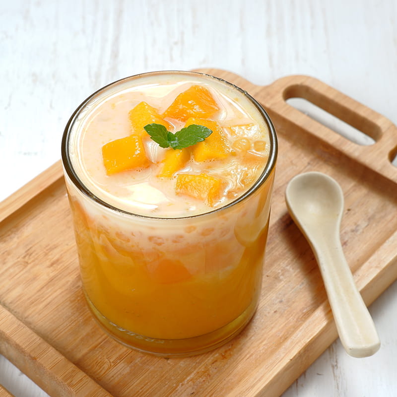 Mango Coconut Smoothie with Glutinous Rice Pearls | McCormickAsia.com