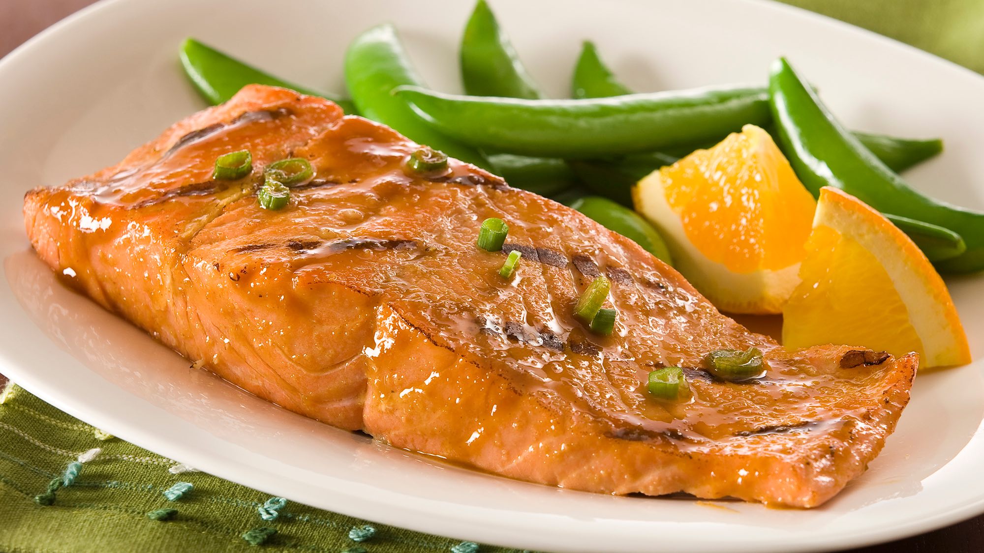 GINGER HONEY GLAZED SALMON