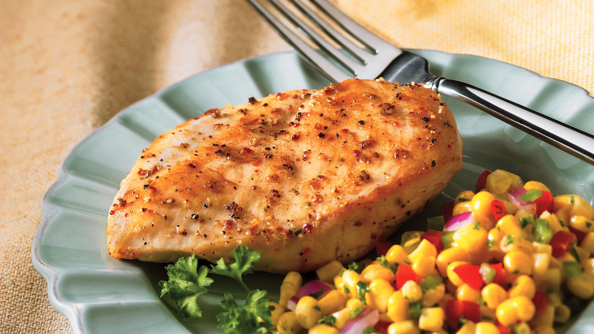 QUICK AND EASY GARLIC PEPPER CHICKEN