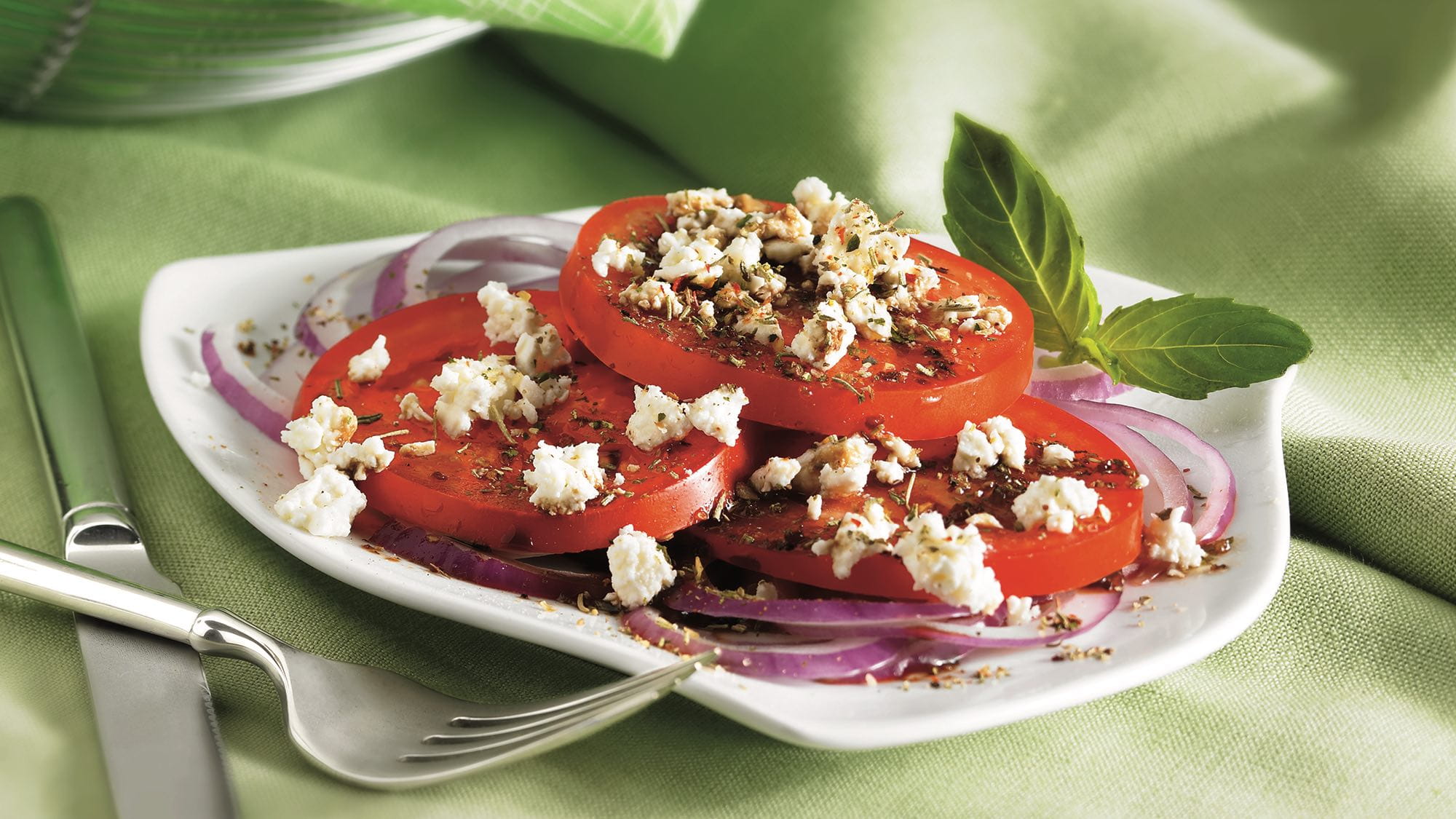 REFRESHING TOMATO AND ONION SALAD
