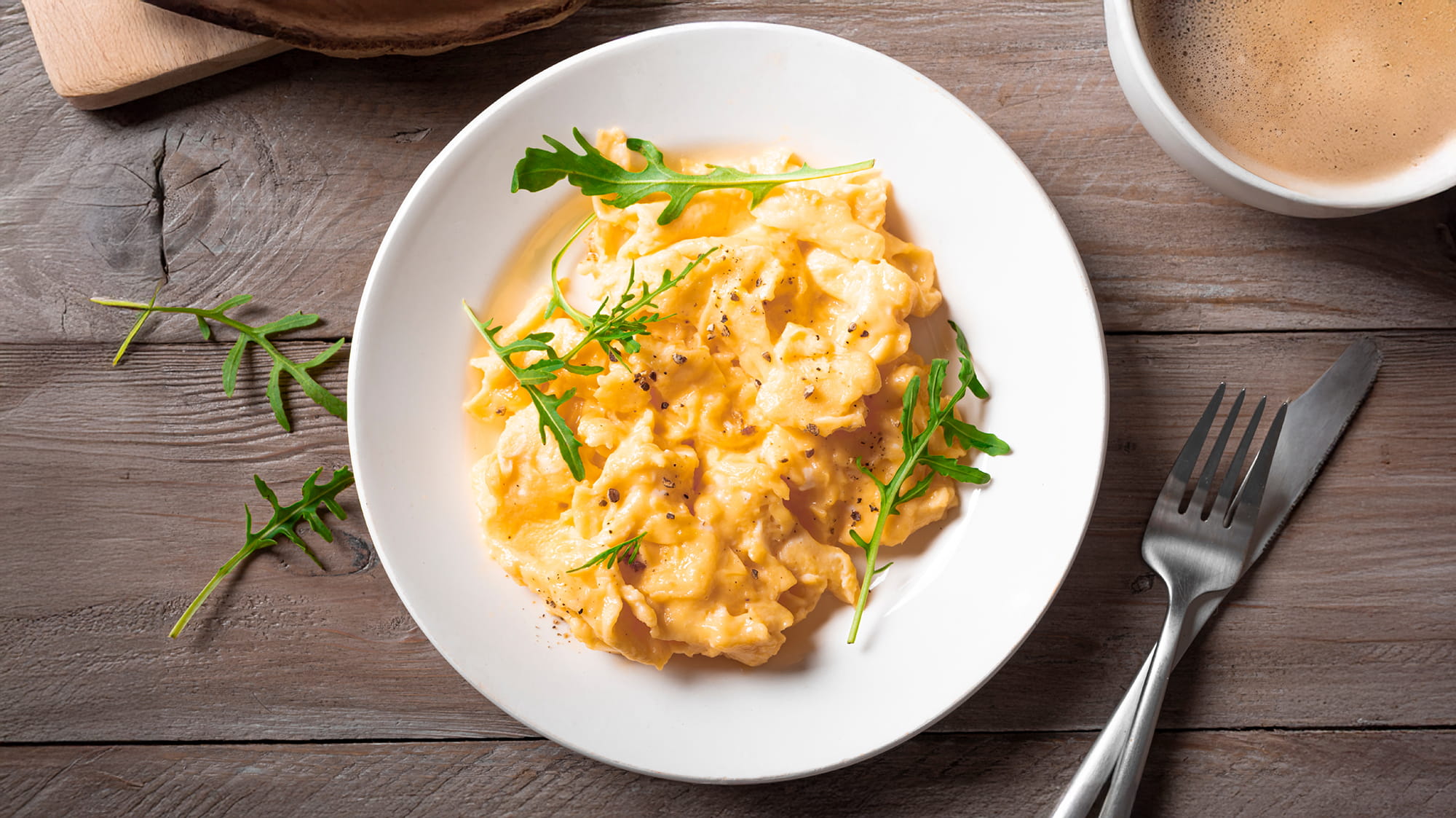 Black Pepper Truffle Scrambled Eggs