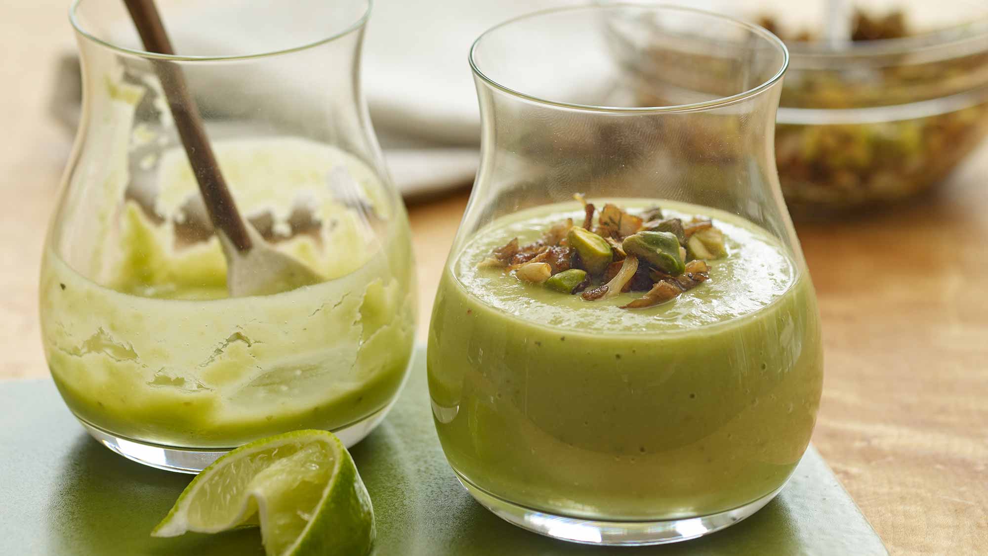 SMOKY AVOCADO & MUSHROOM DRINKABLE SOUP