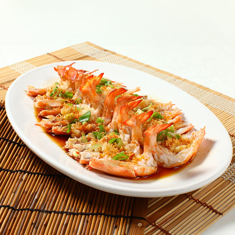 Steamed Chilli-Garlic and Butter Prawns with Rice Vermicelli | McCormickAsia.com