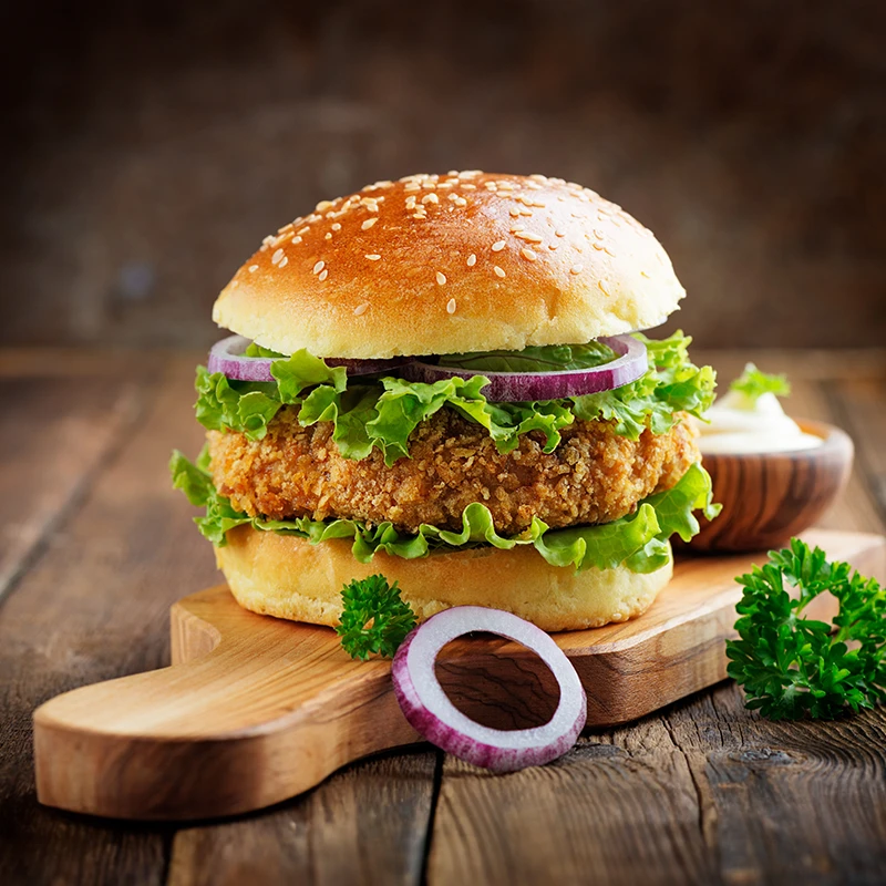Korean Styled Fried Chicken Burger with Kimchi Mayo | McCormickAsia.com