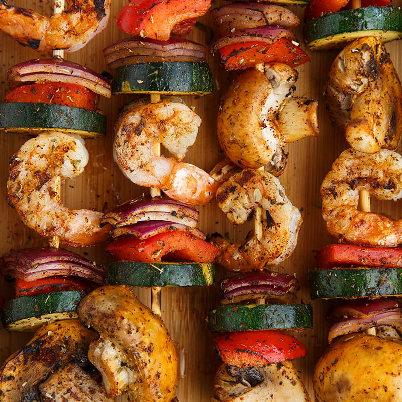 MEXICANA SHRIMP AND VEGETABLE KEBABS | McCormickAsia.com