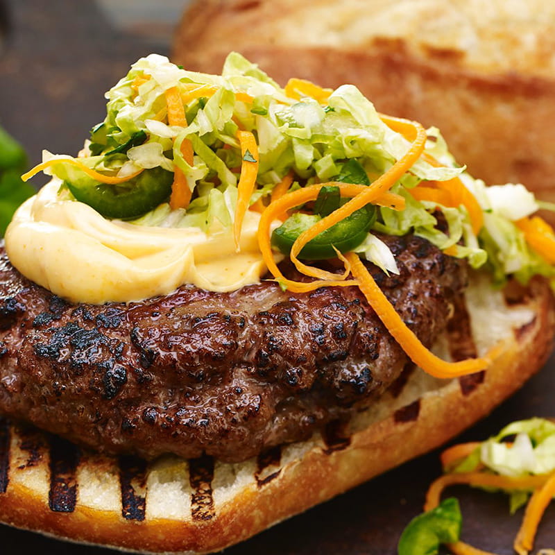 VIETNAMESE BANH MI BURGER WITH CHILI MAYO | McCormickAsia.com